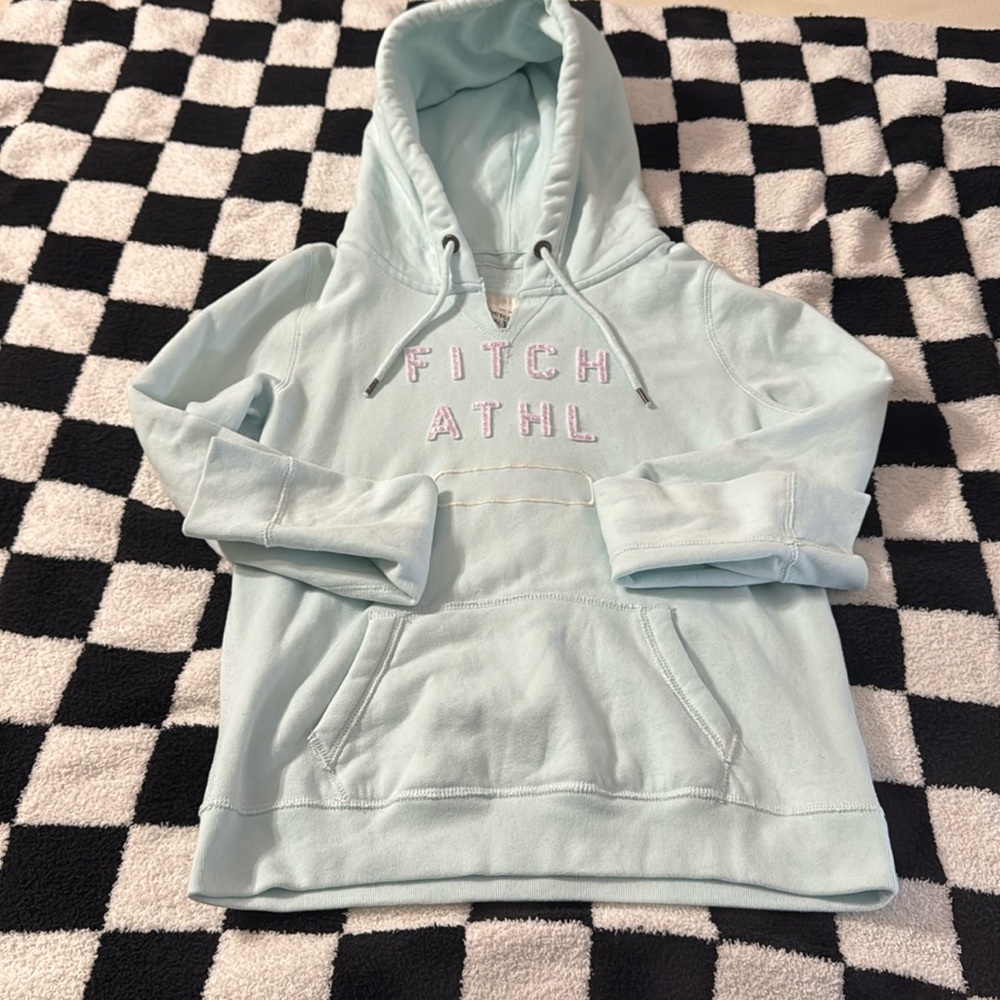 Abercrombie & Fitch Light Blue Hoodie